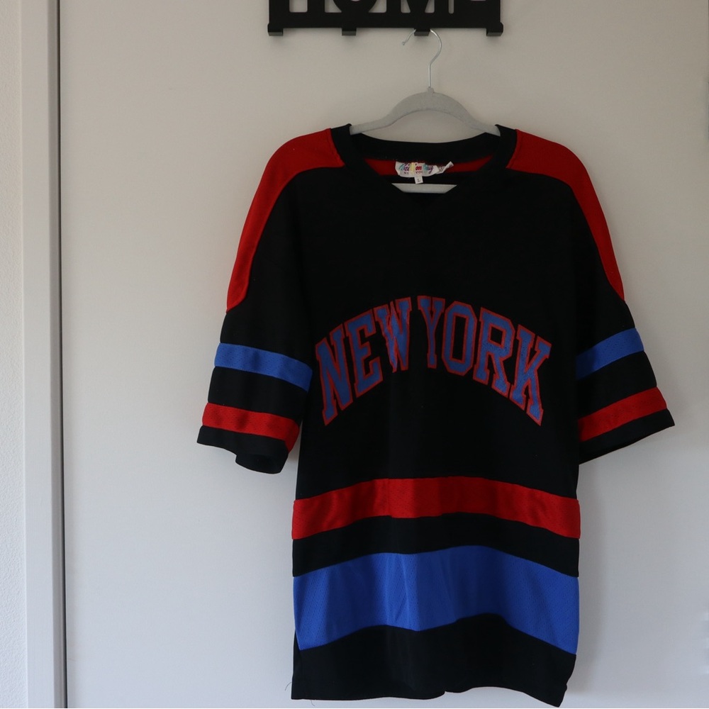 Black and Red New York Jersey